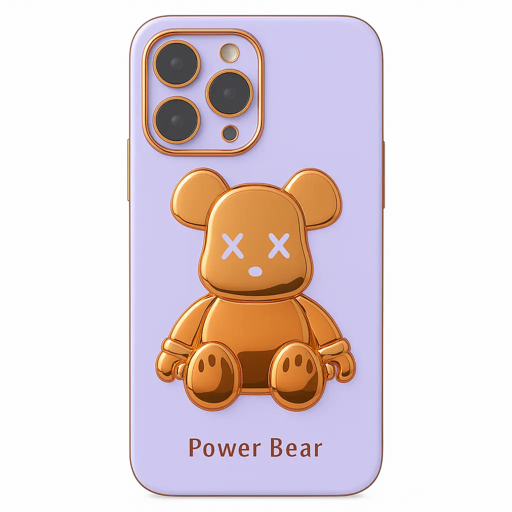 قاب عروسکی براق Ted محافظ لنزدار مدل iphone 14 Pro